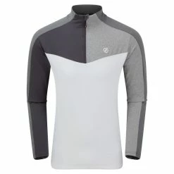 Dare 2b Depose Core Strech Heren Wandel Tussenlaag - Wit Grijs