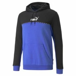 Essentials Block Tape Hoodie Voor Heren PUMA