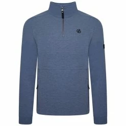 Dare 2b Heren Equalize Marl Half Zip Fleece (Asgrijs)