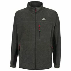 TRESPASS Heren Jynx Full Zip Fleece Vest (Zwart)