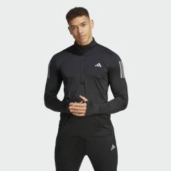 ADIDAS Own The Run Sweatshirt Met Korte Rits
