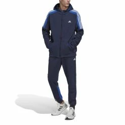 ADIDAS Trainingspak Fleece Colorblock Blauw - HK4463