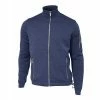 IVANHOEOEFSWEDEN Vest Voor Heren Assar Full Zip Steel Blue Met Rits Merinowol 2020 - Blauw